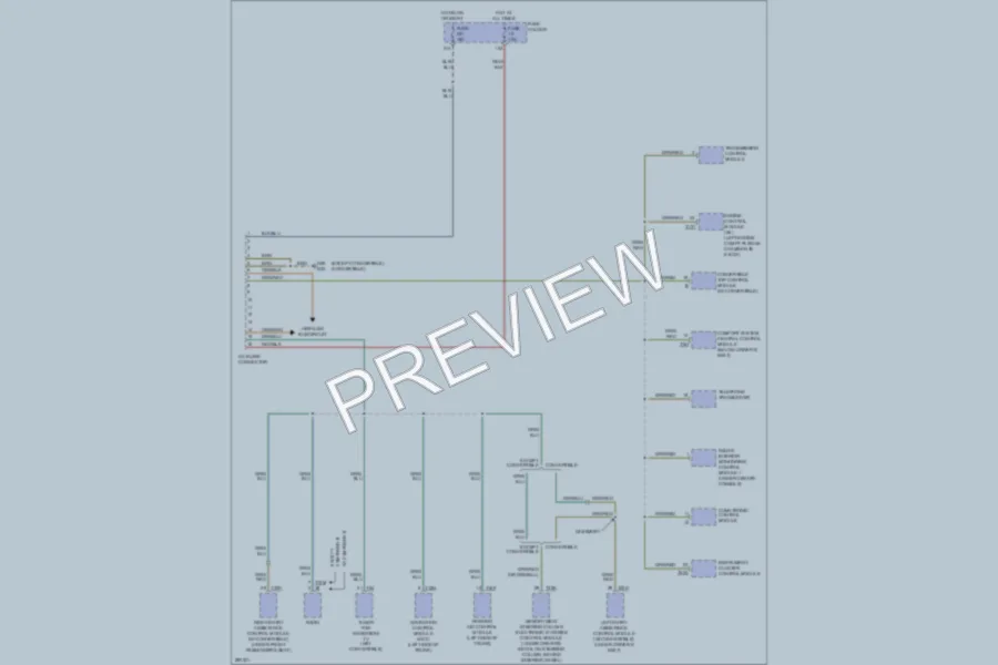 2008 Audi RS4 Computer Data Lines wiring diagram preview