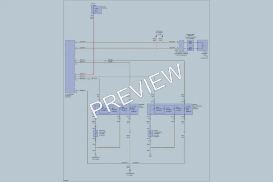 2008 Audi RS4 Power Seats wiring diagram preview