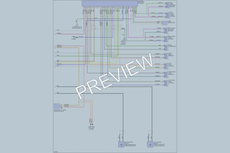 2008 Audi RS4 Radio wiring diagram preview