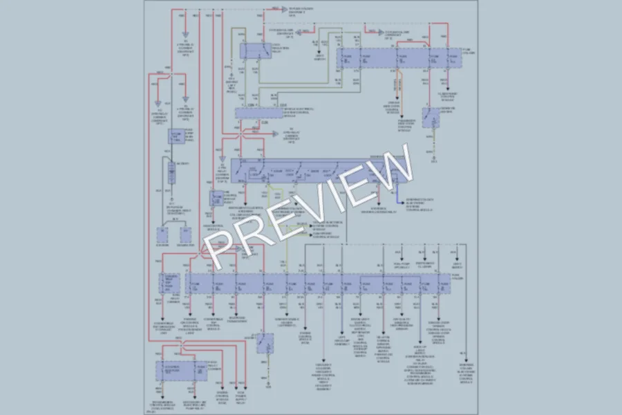 2008 Audi S4 Power Distribution wiring diagram preview