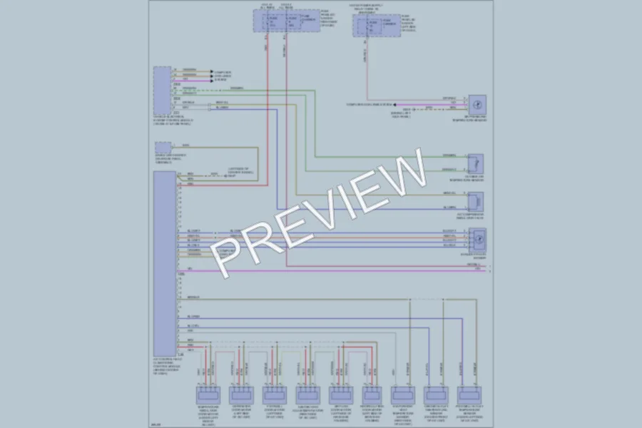 2008 Audi S5 Air Conditioning wiring diagram preview