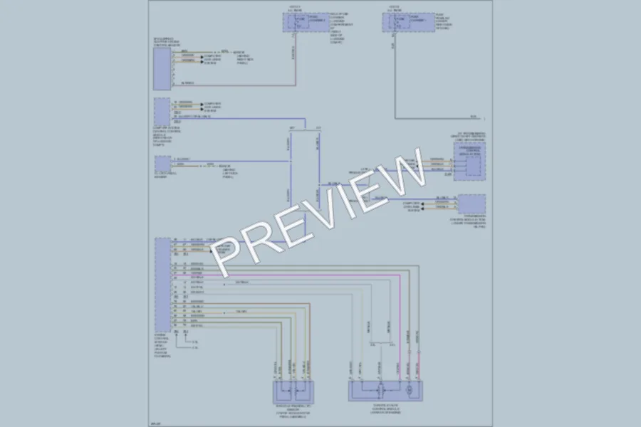 2008 Audi S5 Cruise Control wiring diagram preview