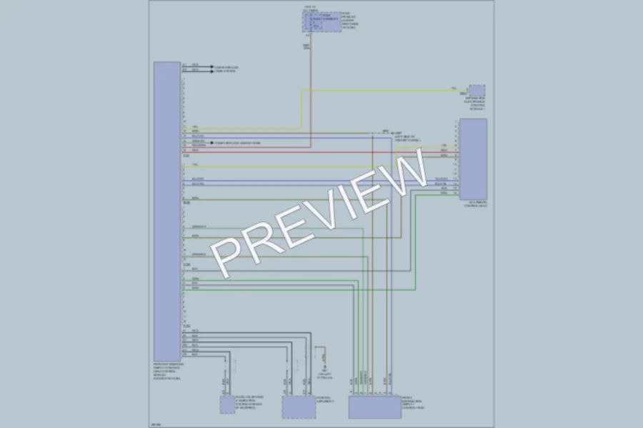 2008 Audi S5 Instrument Cluster wiring diagram preview