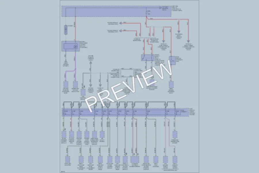 2008 Audi S5 Power Distribution wiring diagram preview