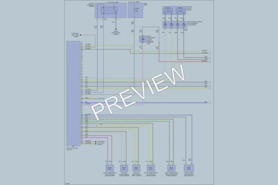 2008 Audi S5 Supplemental Restraints wiring diagram preview