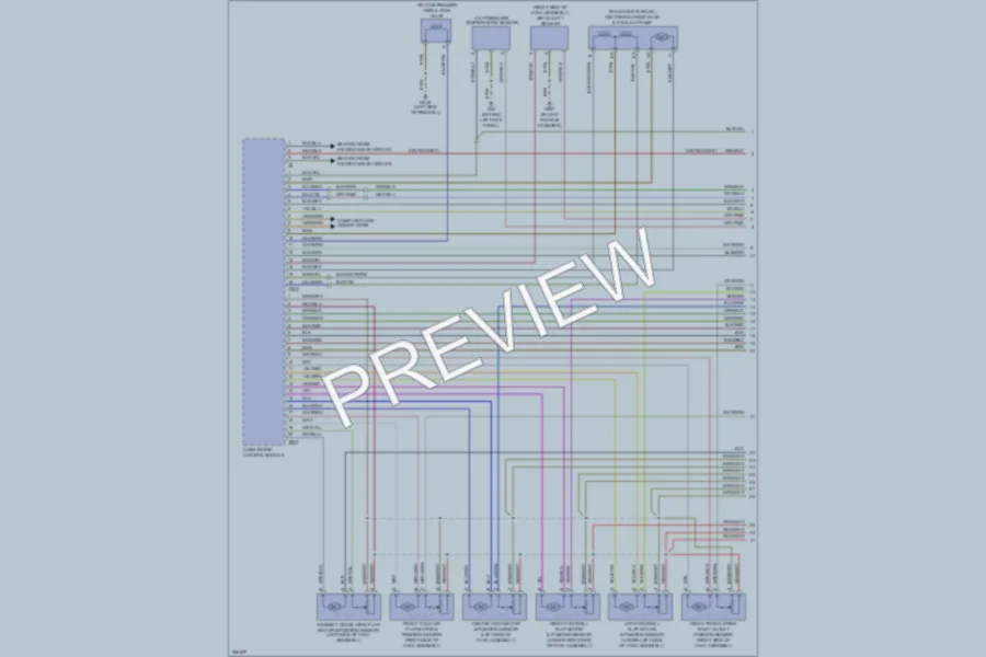 2008 Audi S6 Air Conditioning wiring diagram preview