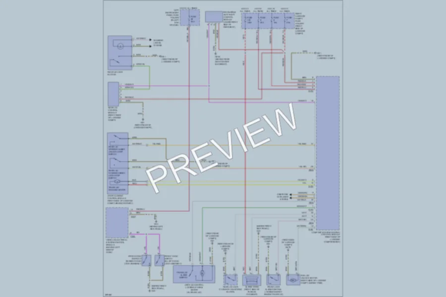 2008 Audi S8 Anti Theft wiring diagram preview