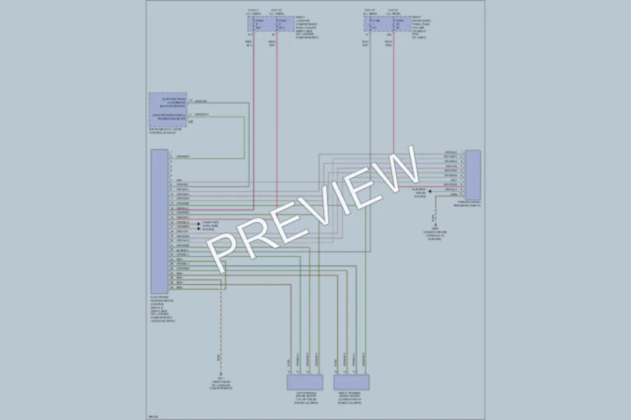 2008 Audi S8 Shift Interlock wiring diagram preview