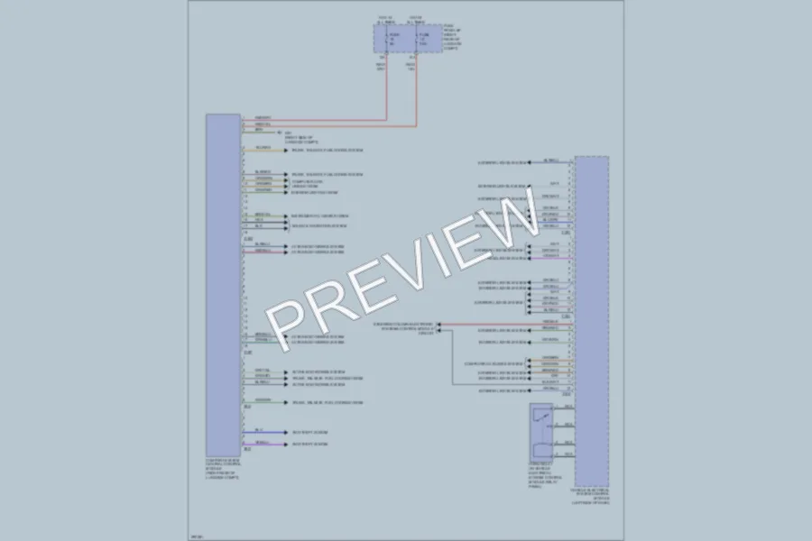 2008 Audi TT Body Control Modules wiring diagram preview