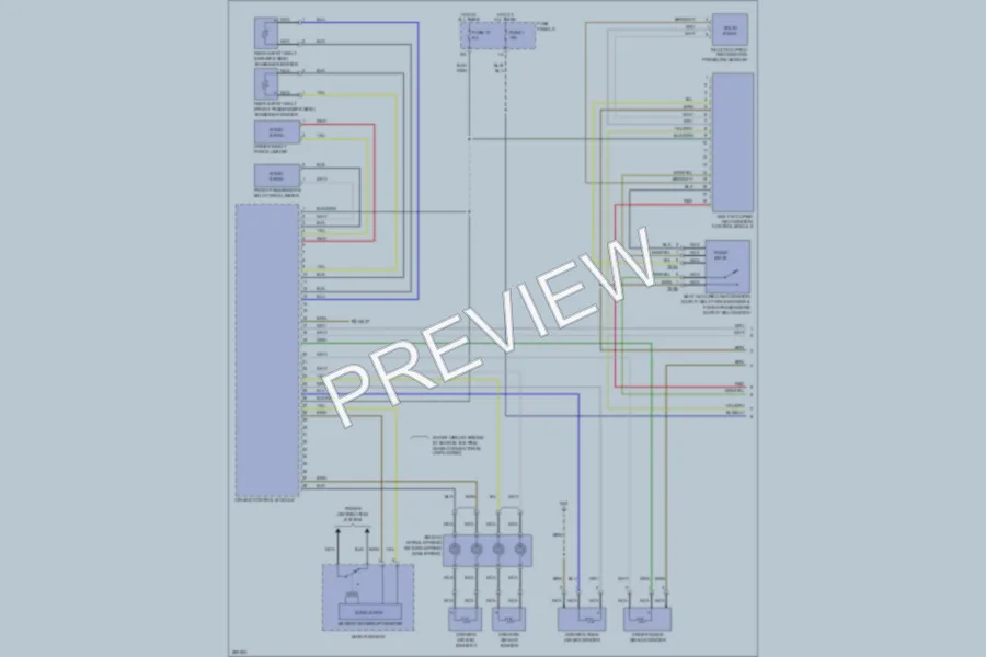 2008 Audi TT Supplemental Restraints wiring diagram preview
