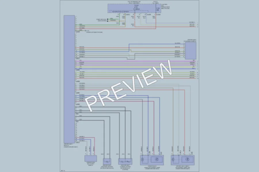2008 BMW 128i Memory Systems wiring diagram preview
