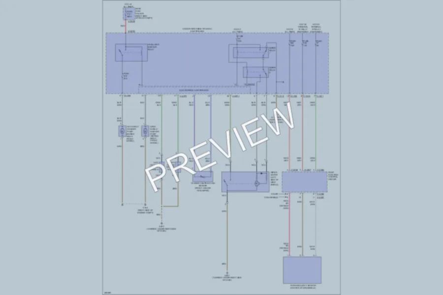 2008 BMW 328i Wiper Washer wiring diagram preview