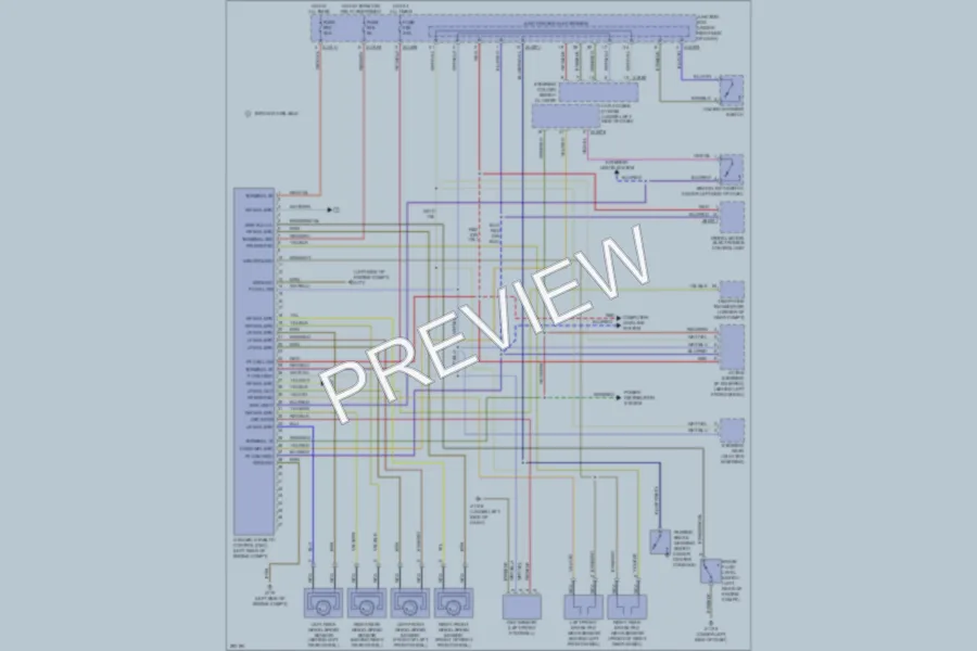 2008 BMW 328xi Anti Lock Brakes wiring diagram preview