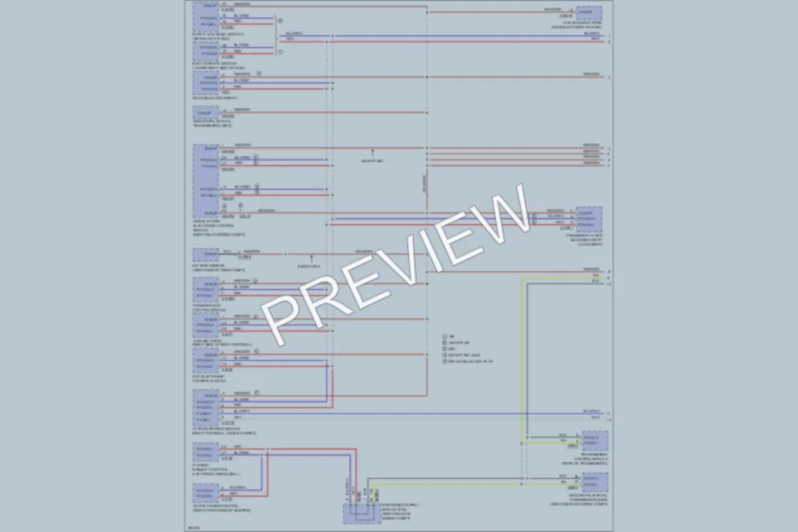 2008 BMW 535i Computer Data Lines wiring diagram preview