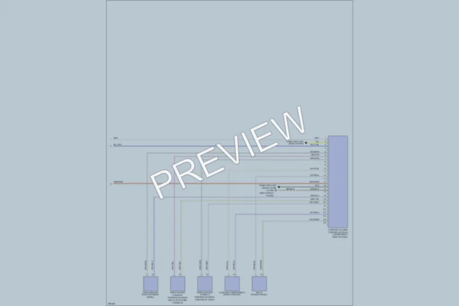 2008 BMW 550i Anti Theft wiring diagram preview