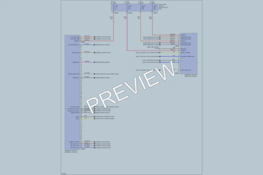 2008 BMW 650i Body Control Modules wiring diagram preview