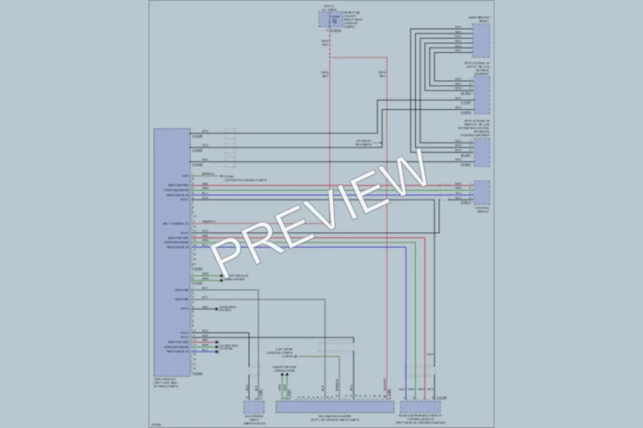 2008 BMW 750Li Radio wiring diagram preview