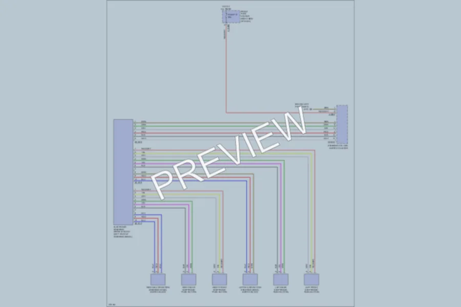 2008 BMW 750Li Transmission wiring diagram preview