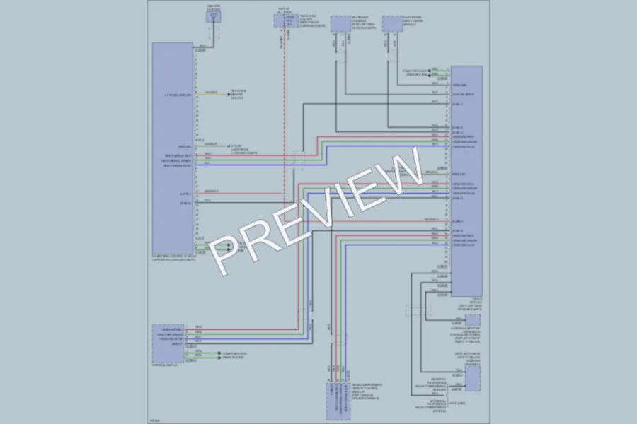 2008 BMW 760Li Navigation wiring diagram preview