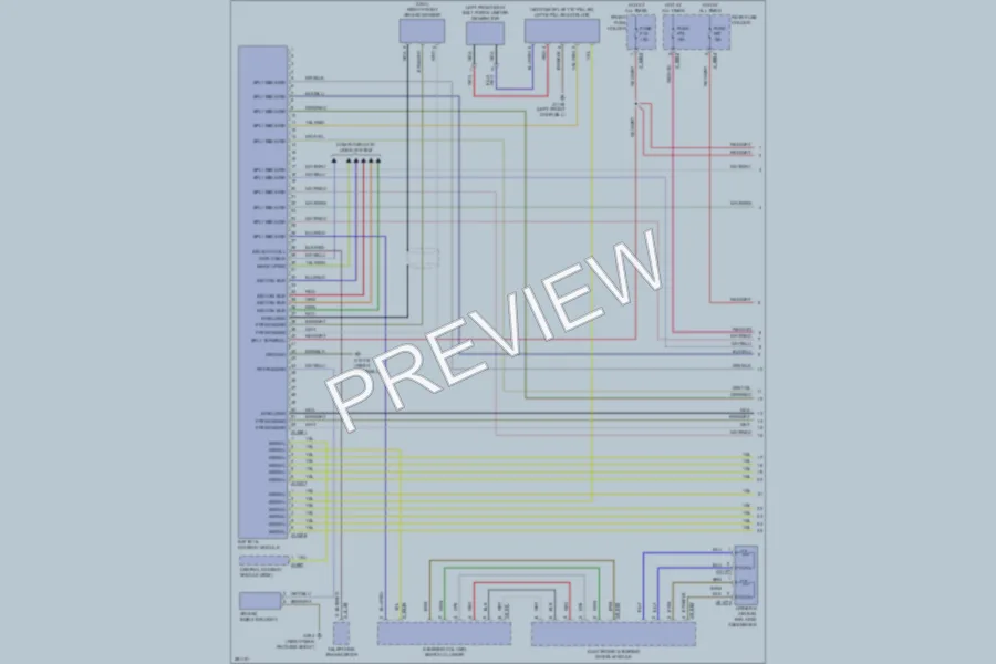 2008 BMW 760Li Supplemental Restraints wiring diagram preview