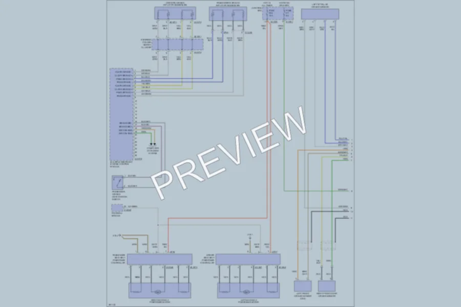 2008 BMW M3 Supplemental Restraints wiring diagram preview