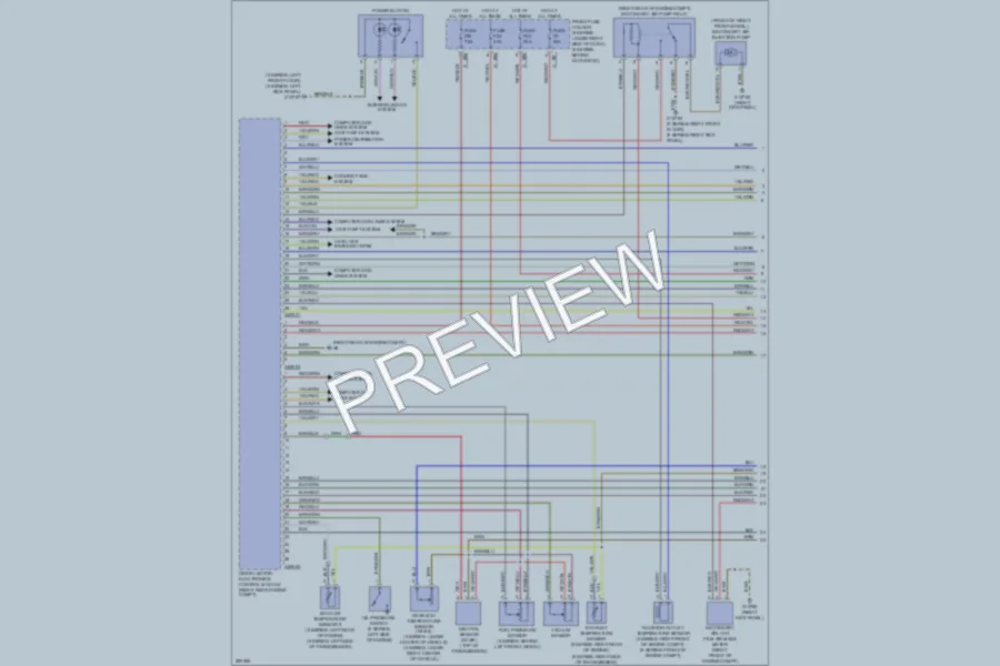 2008 BMW M5 Engine Performance wiring diagram preview