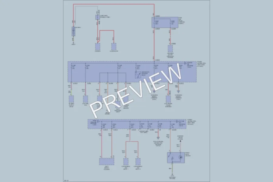2008 BMW MCoupe Power Distribution wiring diagram preview