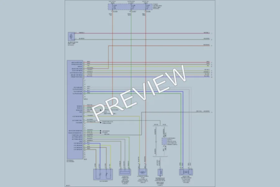 2008 BMW MRoadster Air Conditioning wiring diagram preview