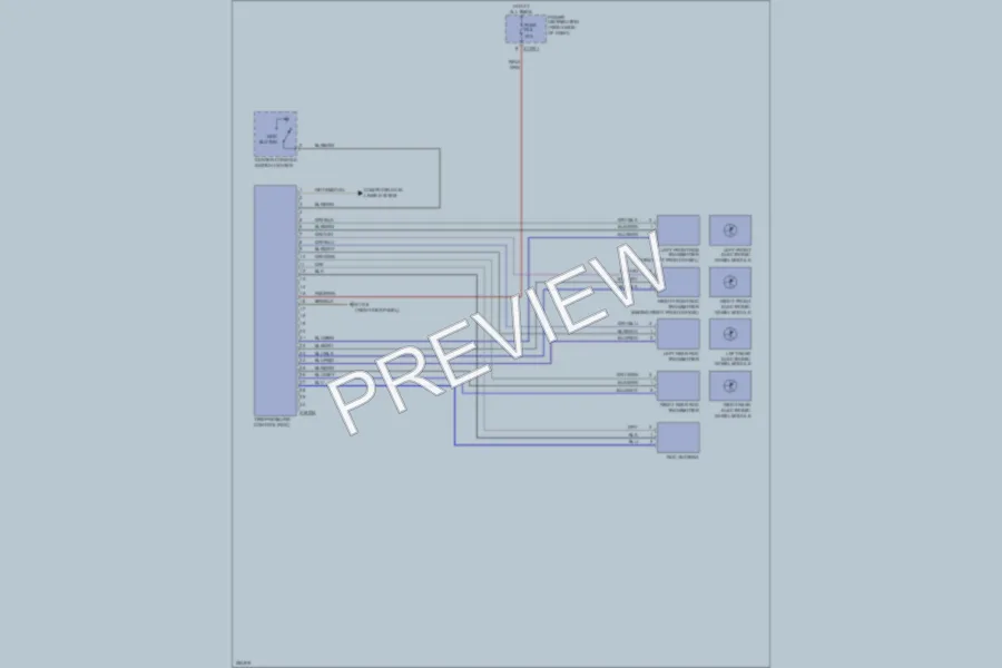 2008 BMW MRoadster Warning Systems wiring diagram preview