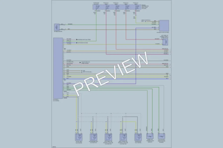 2008 BMW X3 Air Conditioning wiring diagram preview