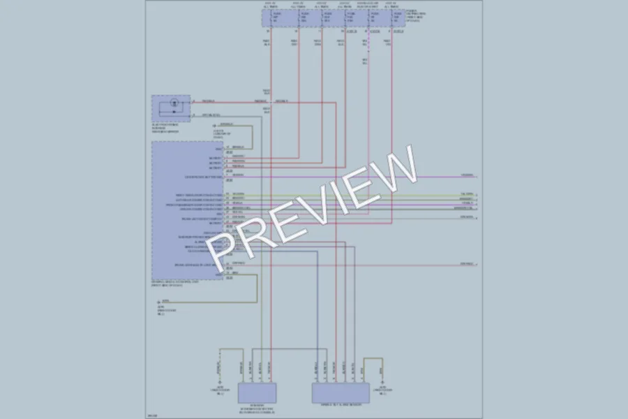 2008 BMW X3 Anti Theft wiring diagram preview