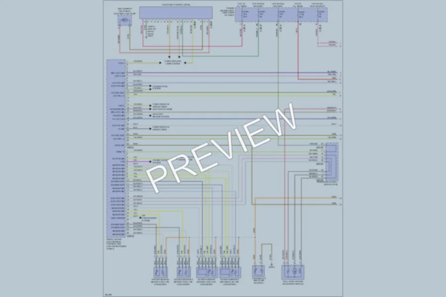 2008 BMW X3 Engine Performance wiring diagram preview
