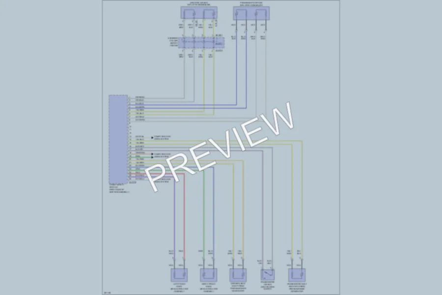 2008 BMW X5 Supplemental Restraints wiring diagram preview