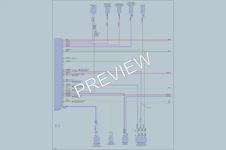 2008 BMW X6 Anti Theft wiring diagram preview