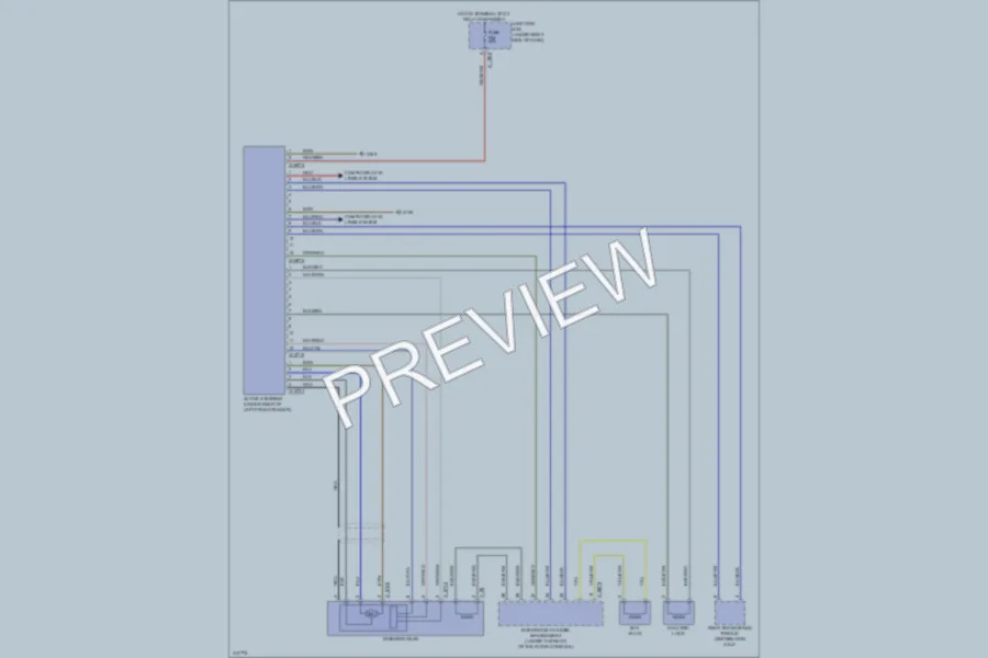 2008 BMW X6 Electronic Power Steering wiring diagram preview