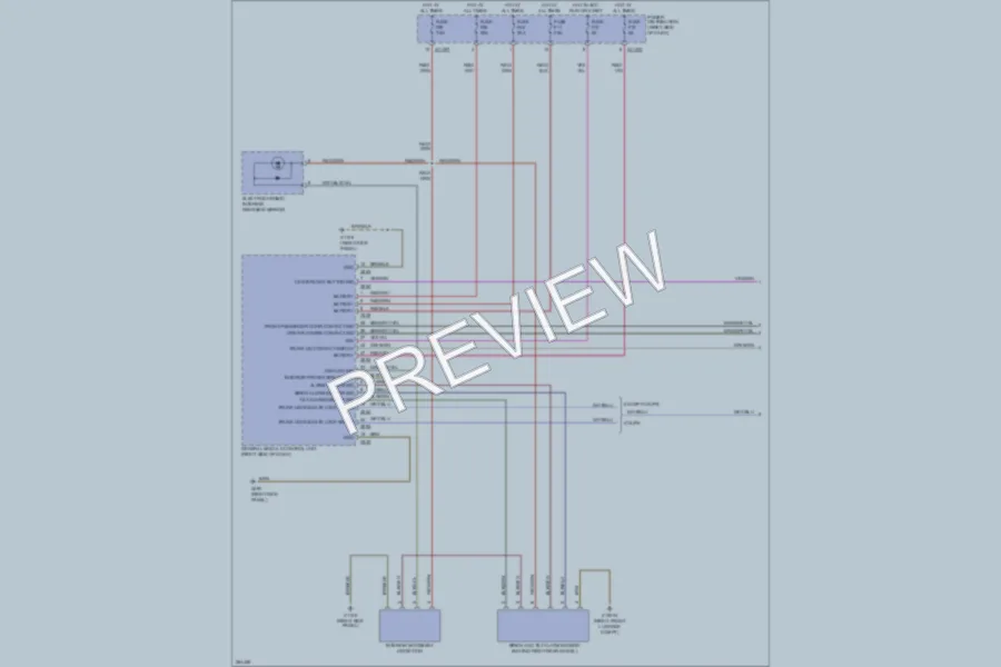 2008 BMW Z4 Anti Theft wiring diagram preview
