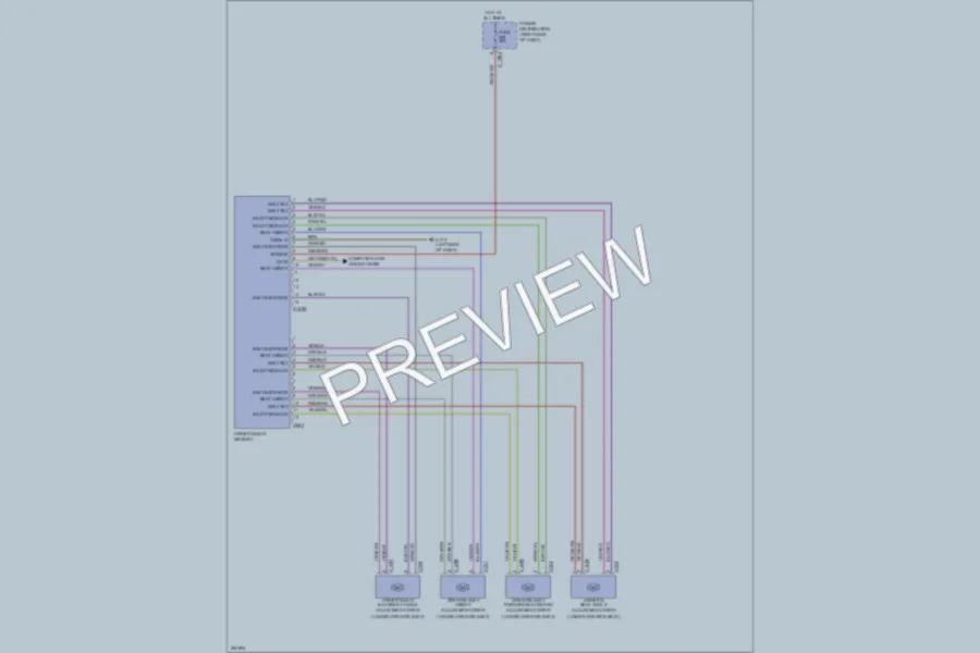 2008 BMW Z4 Memory Systems wiring diagram preview