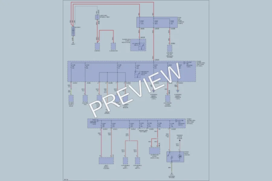 2008 BMW Z4 Power Distribution wiring diagram preview