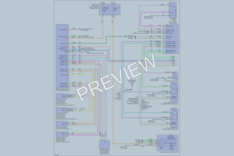 2008 Cadillac CTS Anti Theft wiring diagram preview