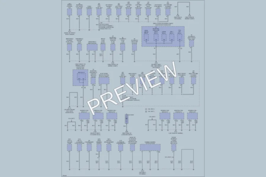 2008 Cadillac CTS Ground Distribution wiring diagram preview