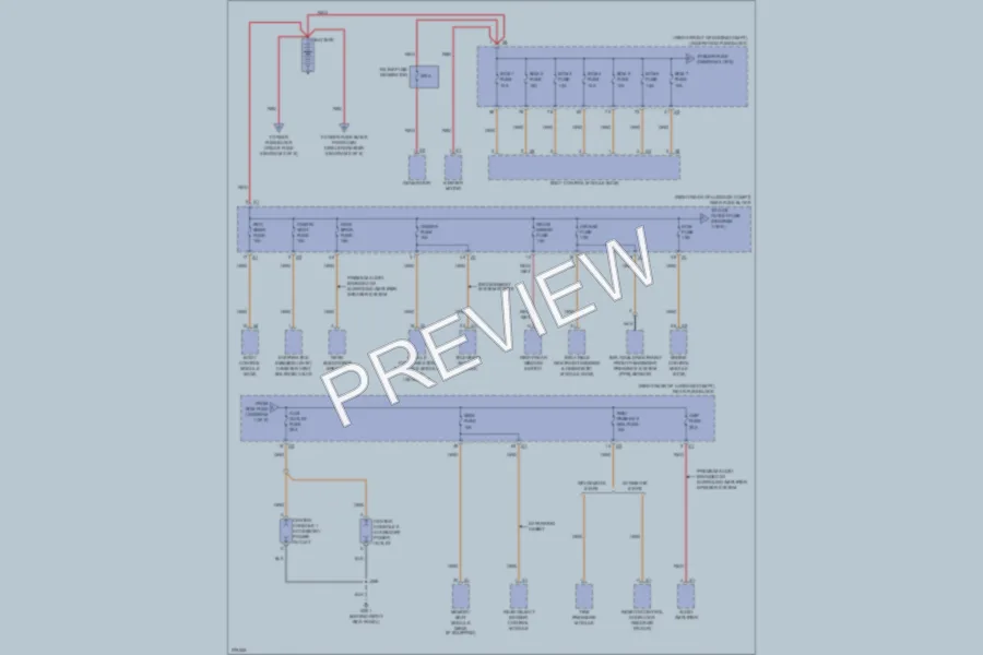 2008 Cadillac CTS Power Distribution wiring diagram preview