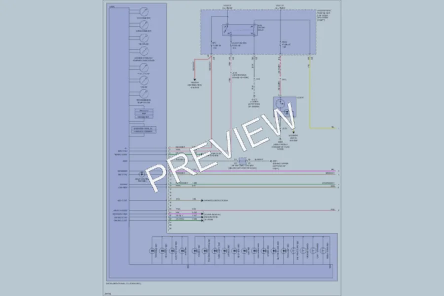 2008 Cadillac EscaladeESV Instrument Cluster wiring diagram preview