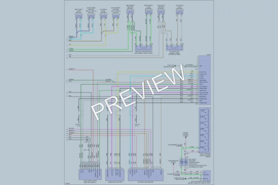 2008 Cadillac EscaladeESV Radio wiring diagram preview