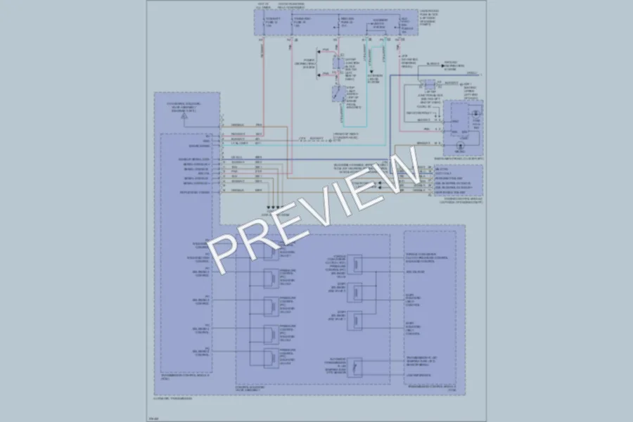 2008 Cadillac EscaladeESV Transmission wiring diagram preview