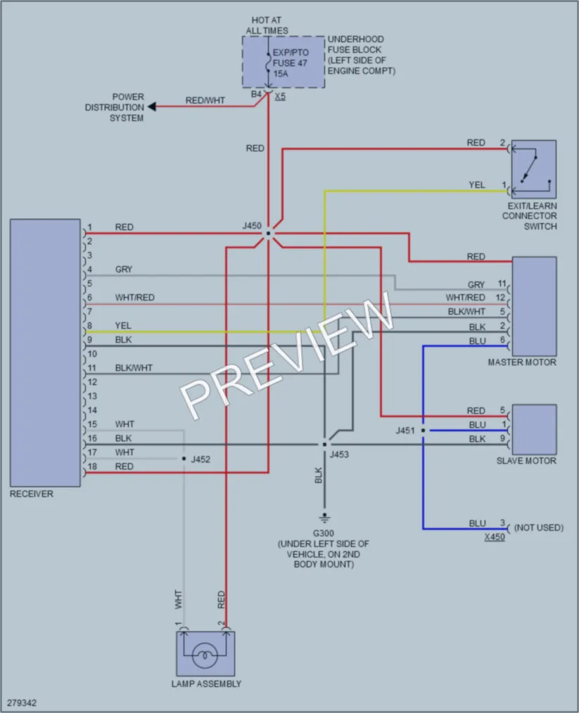 2008 Cadillac EscaladeEXT Power Top Sunroof wiring diagram preview