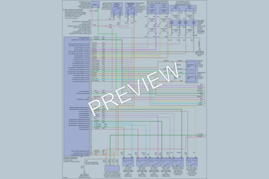 2008 Cadillac EscaladeEXT Supplemental Restraints wiring diagram preview