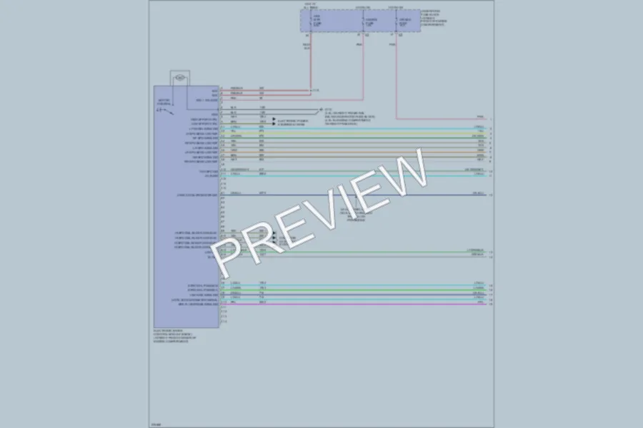 2008 Cadillac SRX Anti Lock Brakes wiring diagram preview