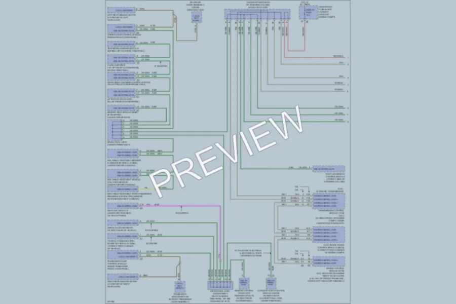2008 Cadillac SRX Computer Data Lines wiring diagram preview
