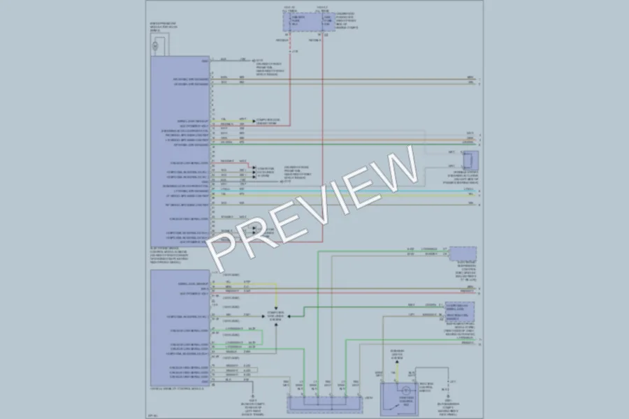 2008 Cadillac STSV Anti Lock Brakes wiring diagram preview