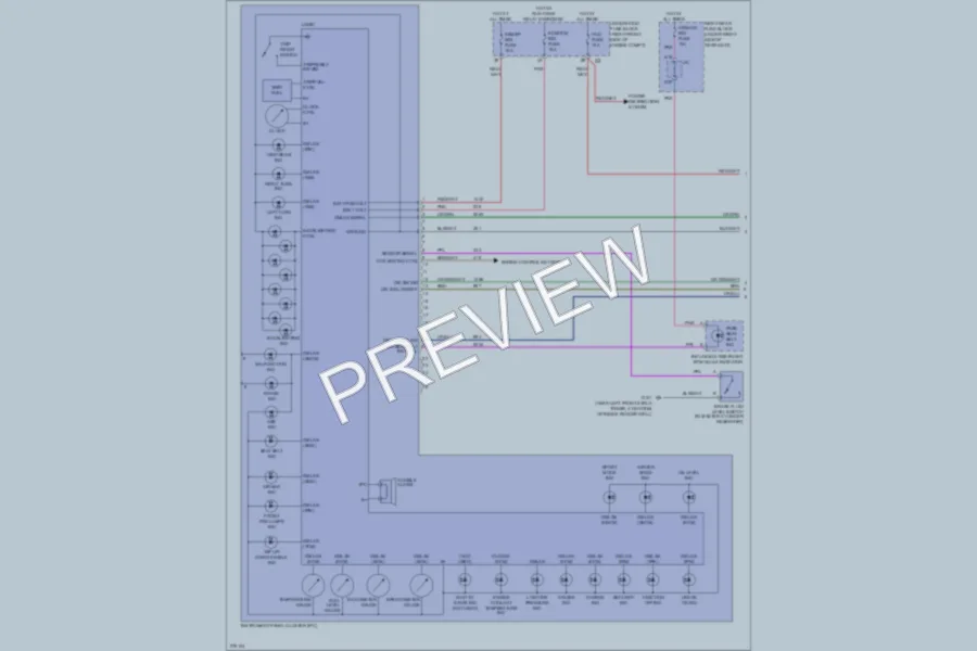 2008 Cadillac STSV Instrument Cluster wiring diagram preview